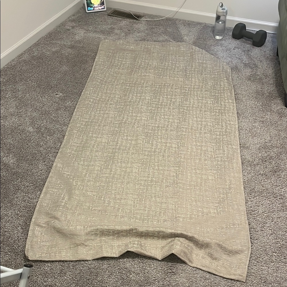 Elegant Grey Textured Curtains